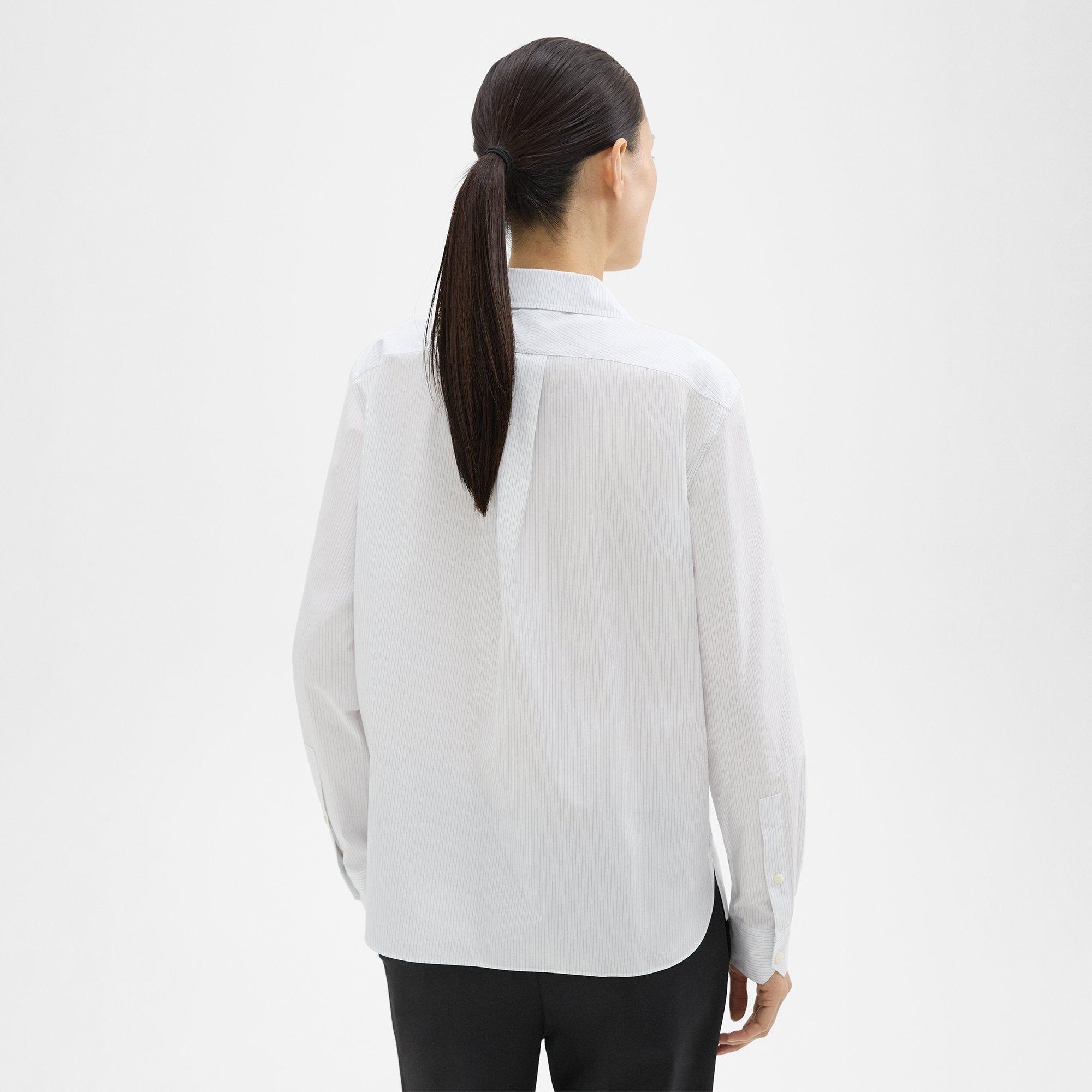 Striped Cotton-Blend Shirt - 4