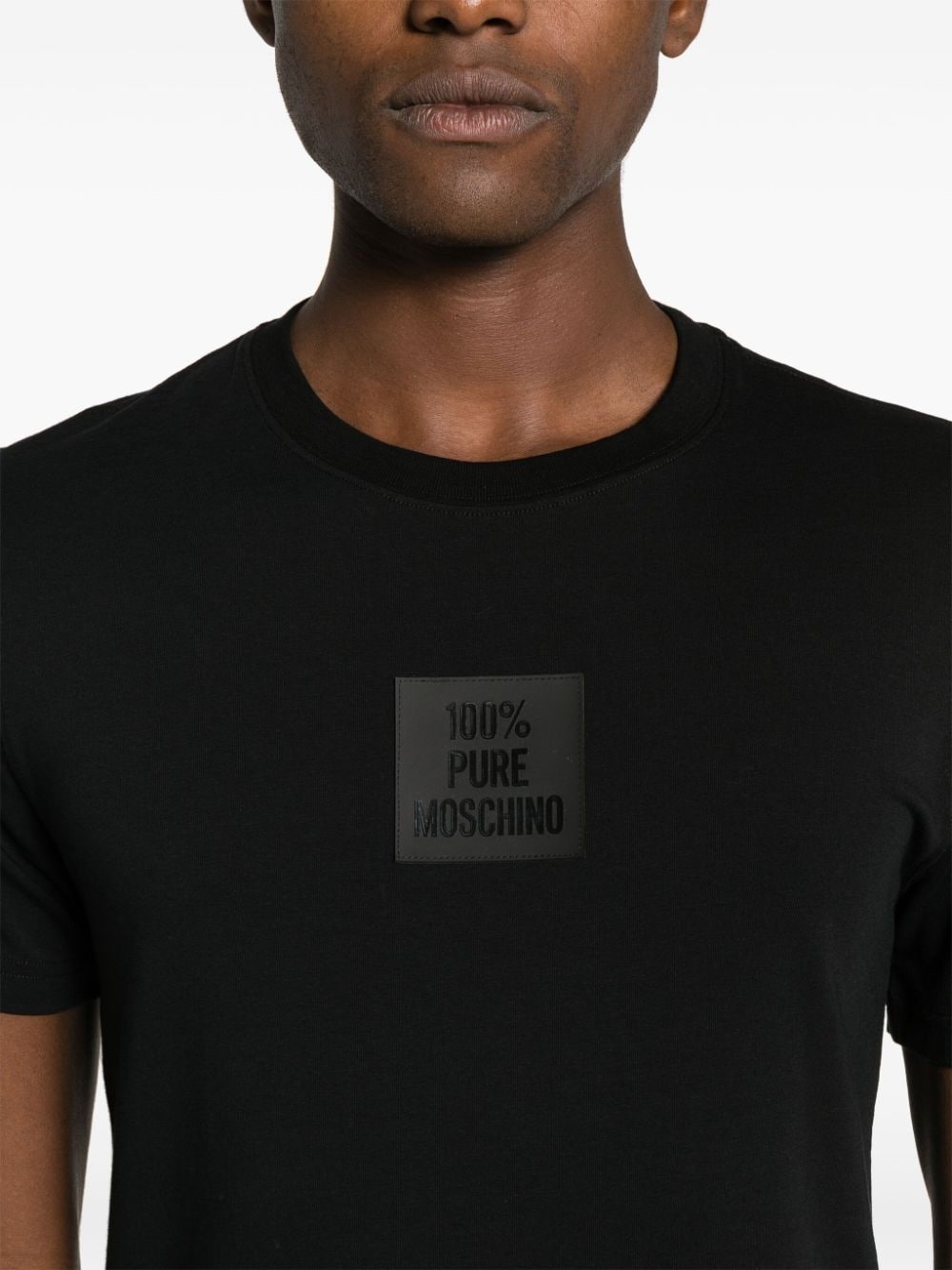 slogan-appliquÃ© T-shirt - 5