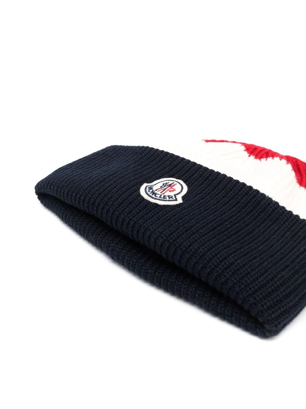 logo patch beanie hat - 2