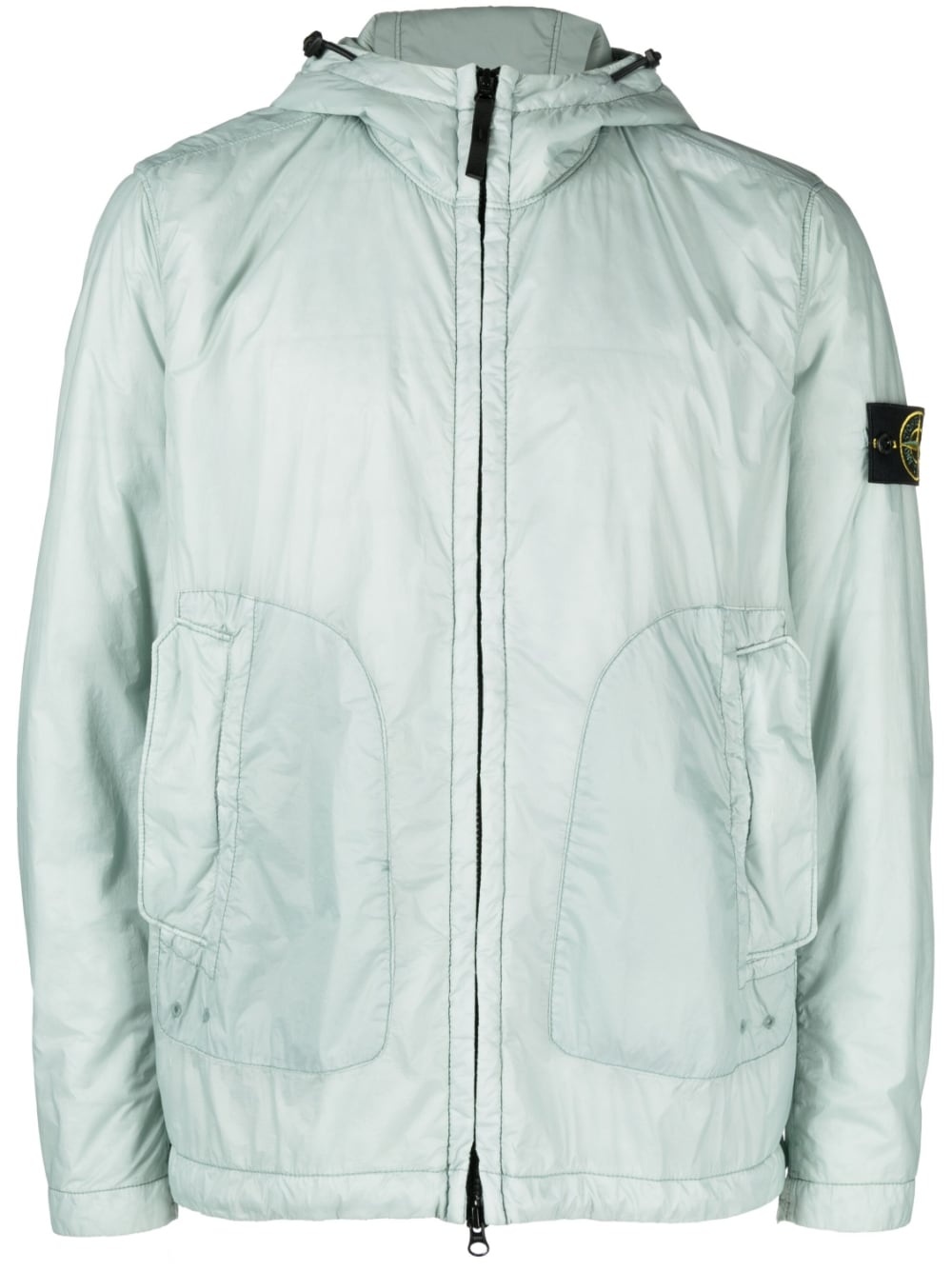 Compass-patch hooded jacket - 1