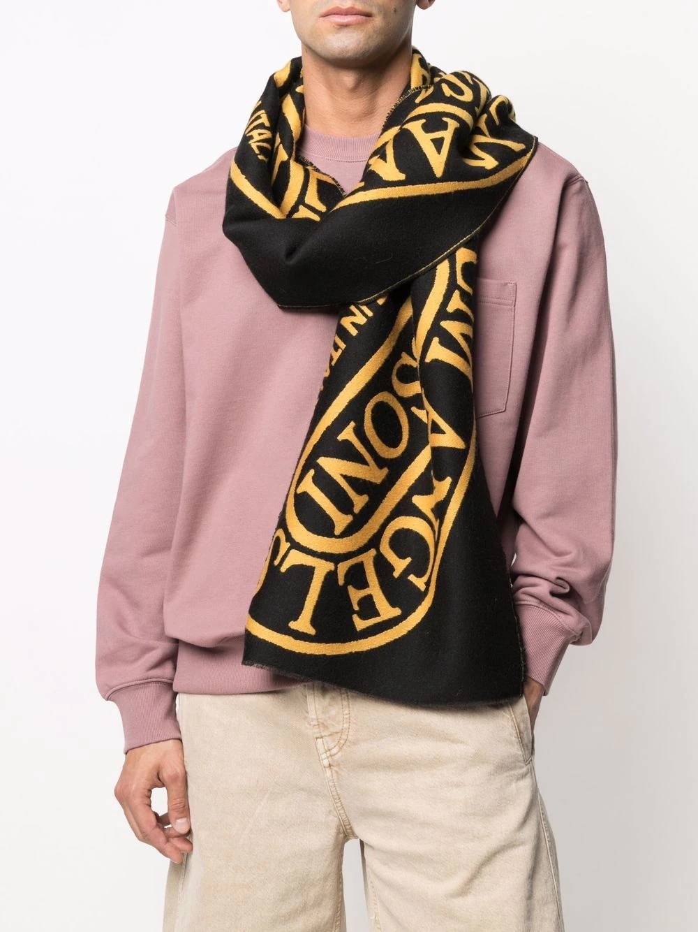 Heritage logo jacquard scarf - 2