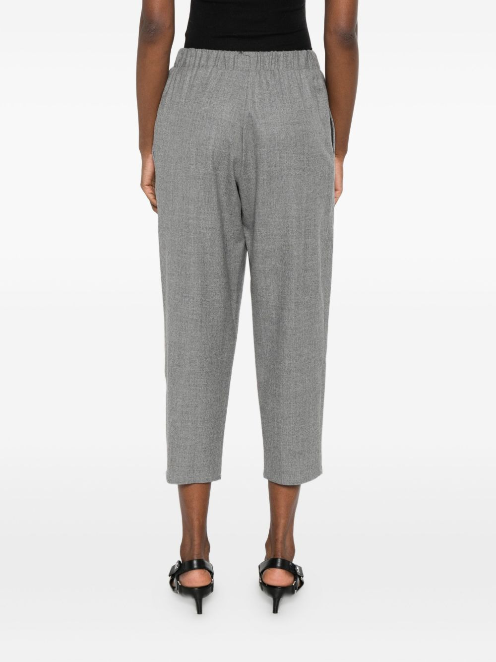 elasticated-waist trousers - 4