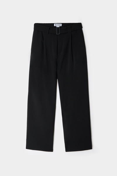 SUNNEI RIC PANTS WITH BELT / black outlook