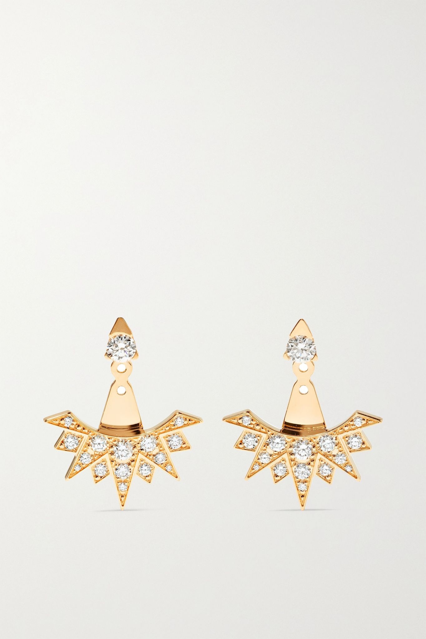 Sunlight 18-karat rose gold diamond earrings - 1