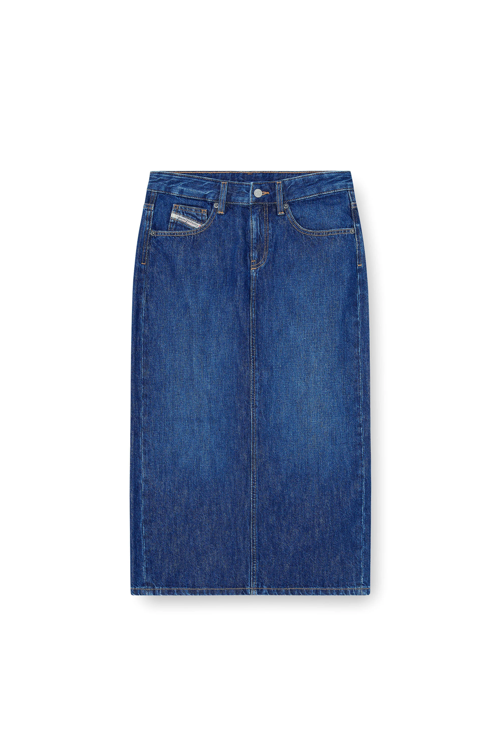 DENIM MIDI SKIRT - 1