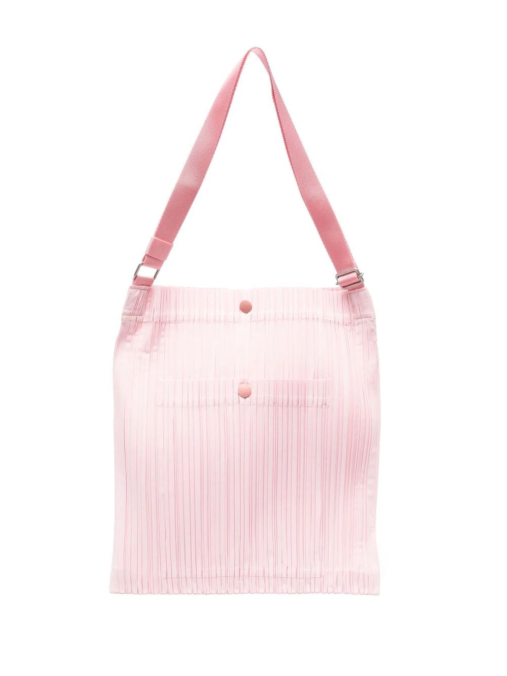 lightweight micro-pleated tote bag - 1