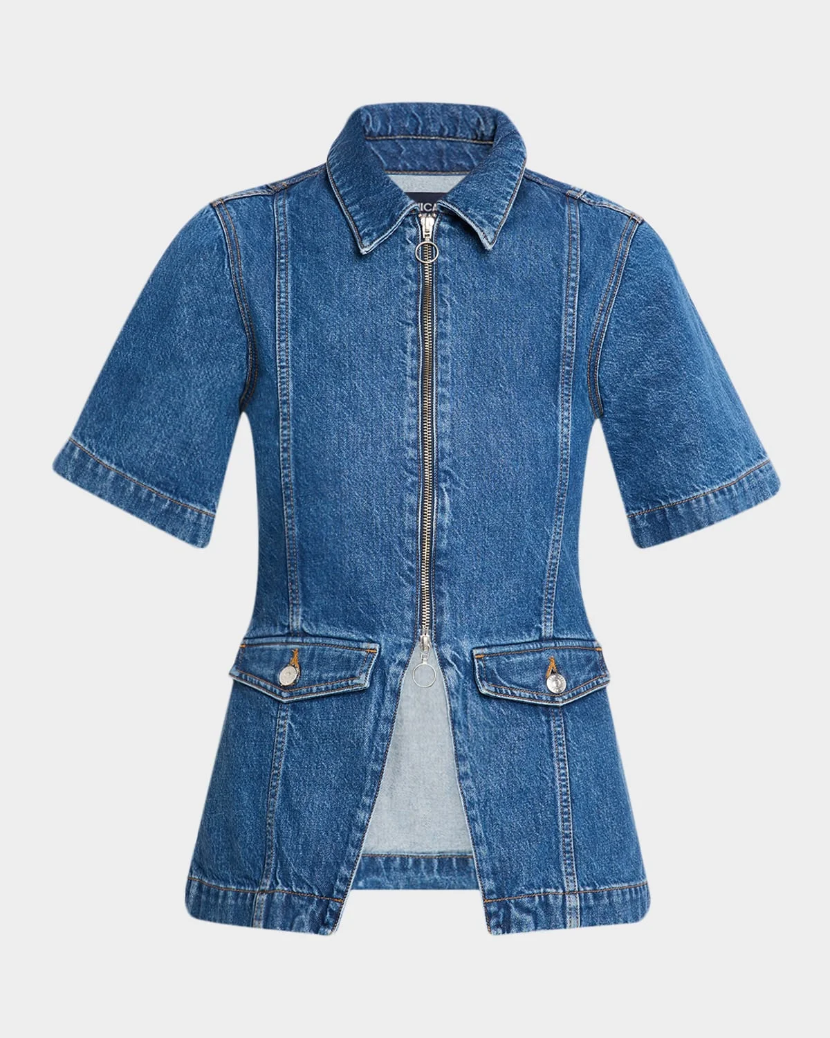 Sully Short-Sleeve Denim Jacket - 1