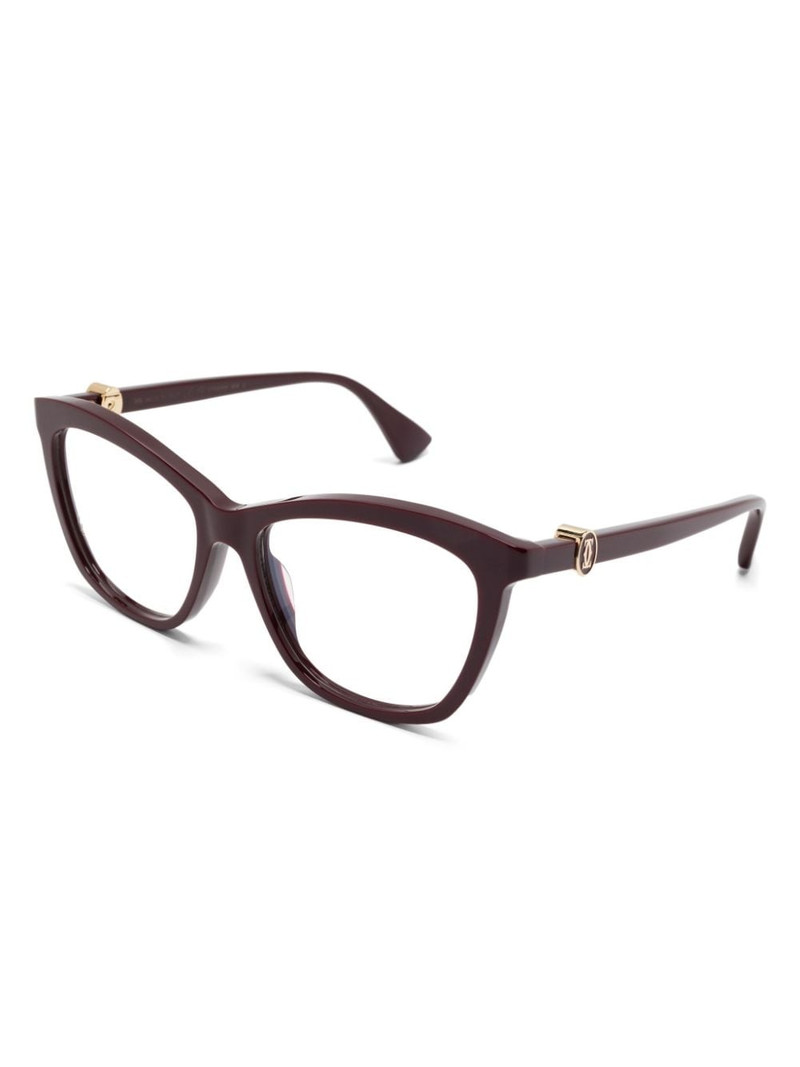 Cartier cat-eye glasses outlook