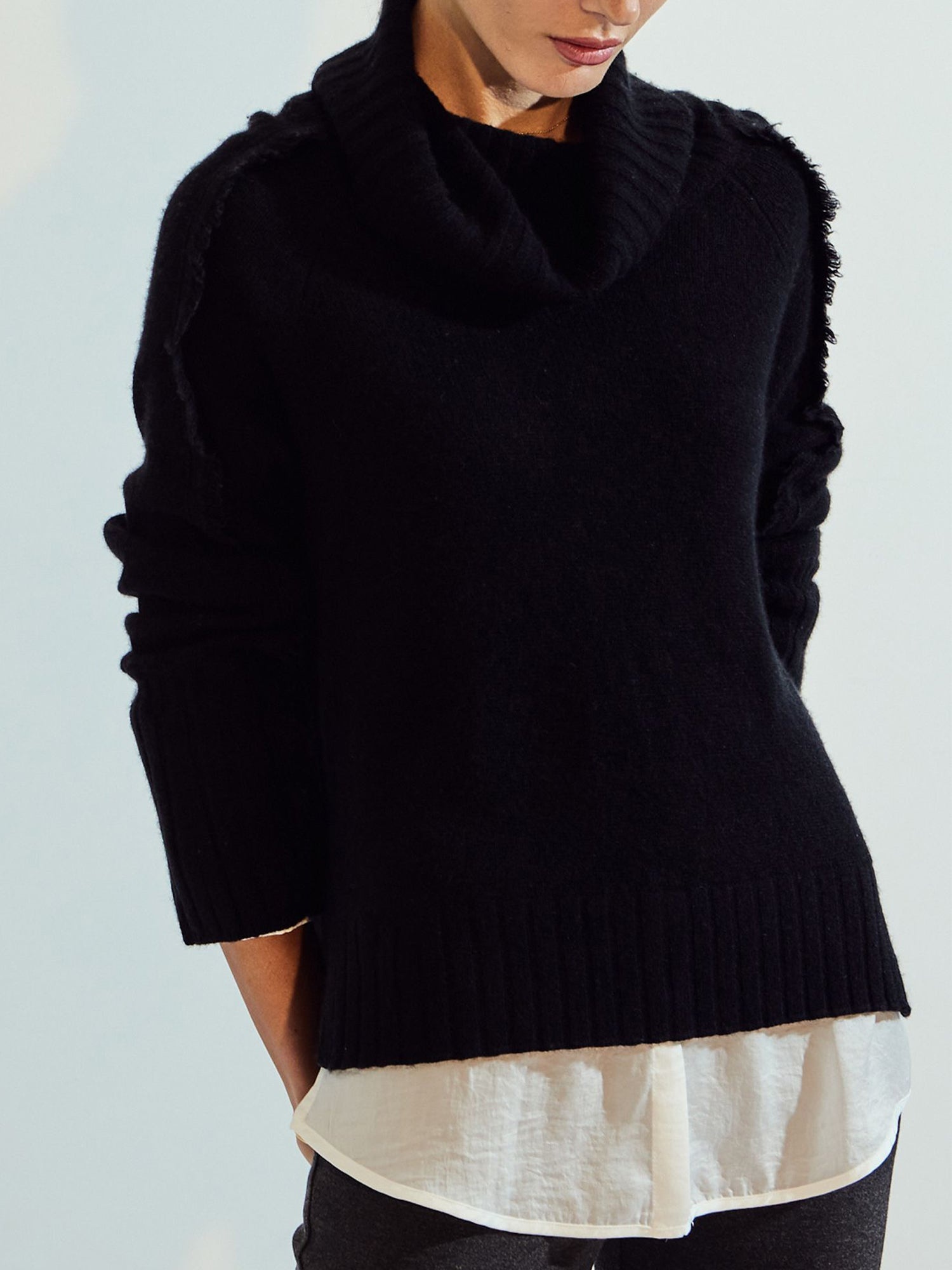 The Jolie Fringe Layered Looker - 2