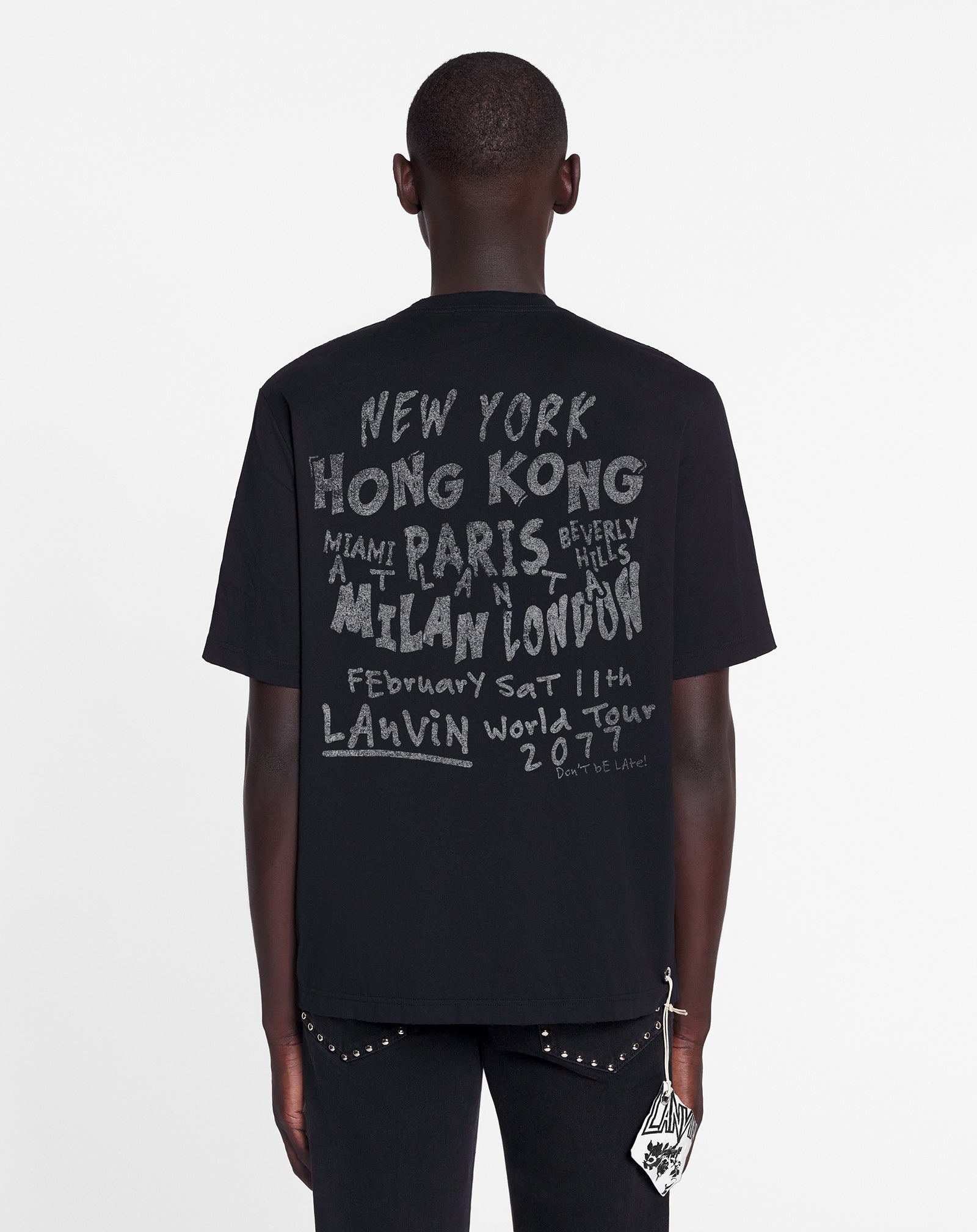 LANVIN X FUTURE UNISEX CLASSIC PRINTED T-SHIRT - 5