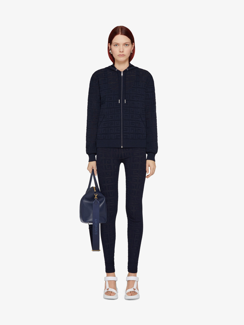 Givenchy ZIPPED HOODIE IN 4G JACQUARD outlook
