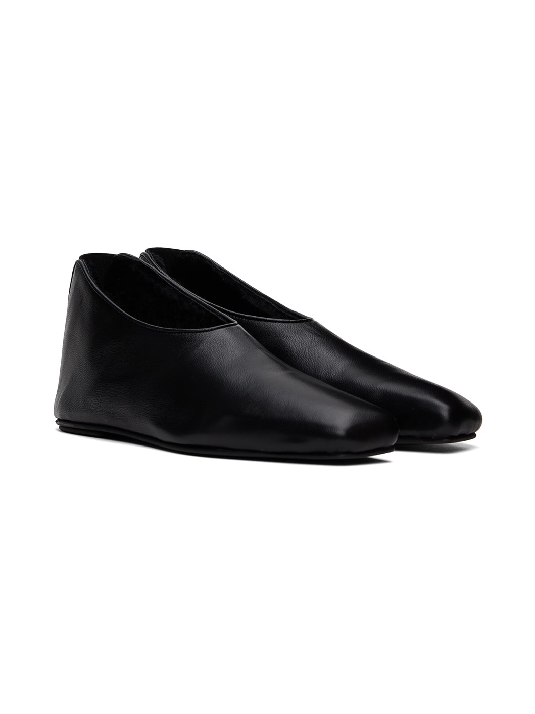 Black Rachel Slip-on Loafers - 4