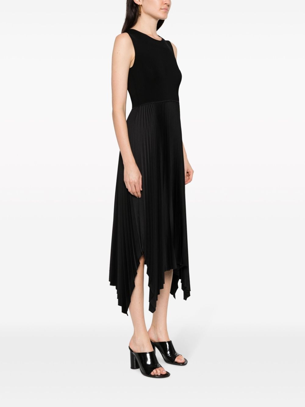 Dera asymmetric-hem midi dress - 3