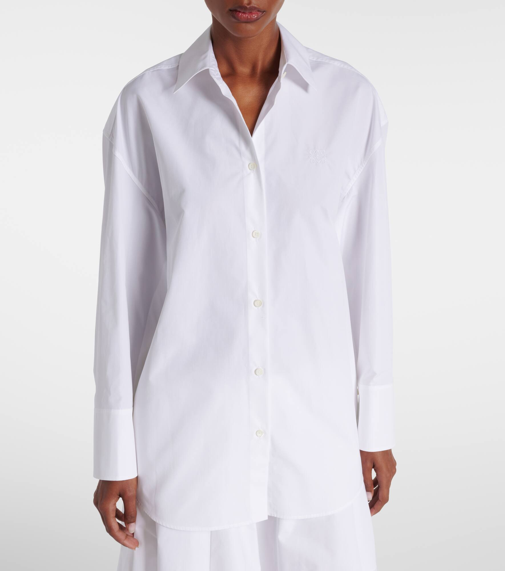 Cotton poplin shirt - 5