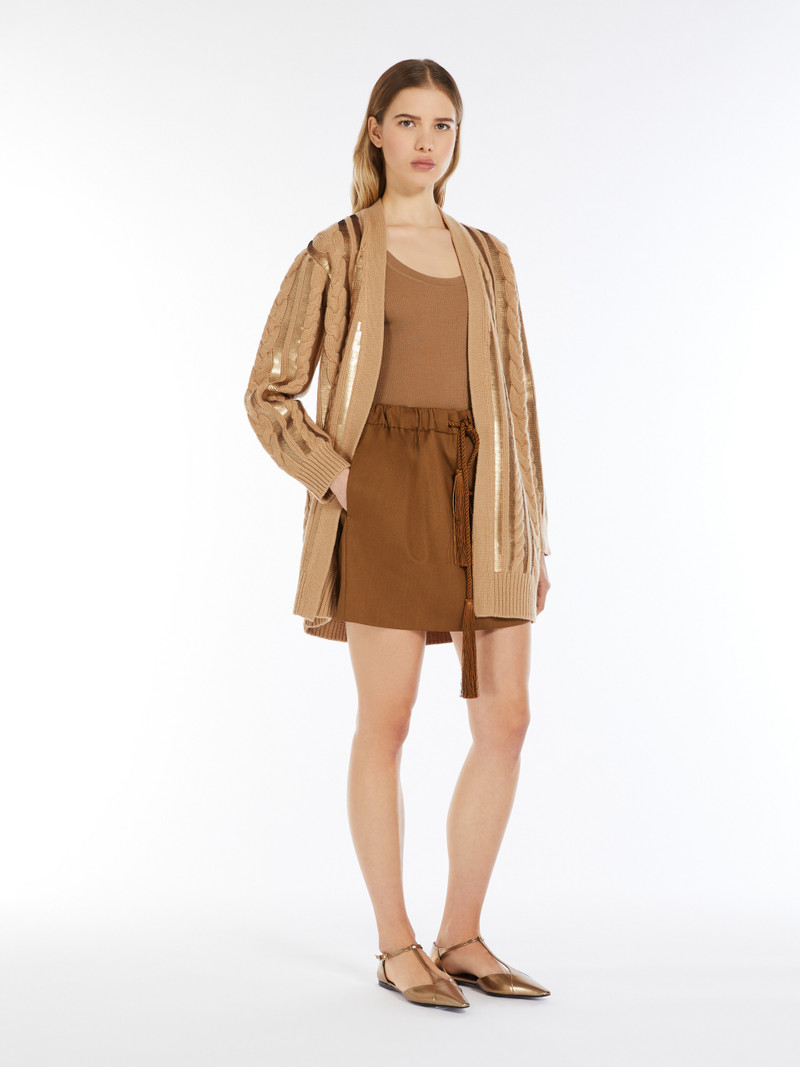 Max Mara ELIADI Ribbed wool top outlook