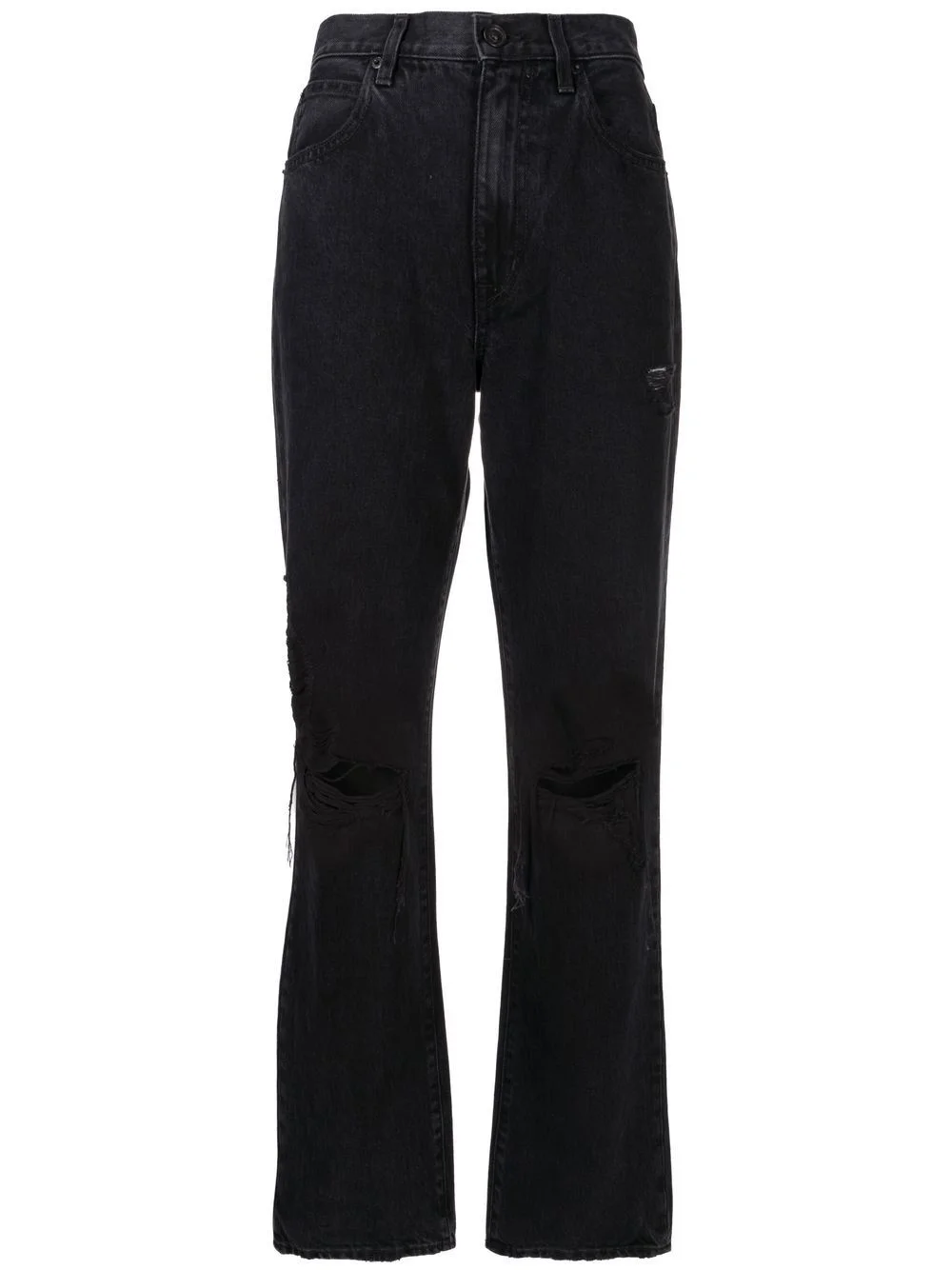 London ripped-detailed jeans - 1