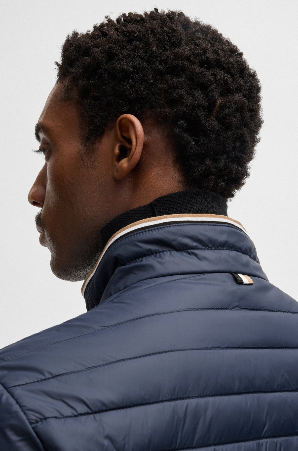 WATER-REPELLENT JACKET WITH 3D LOGO TAPE - 6