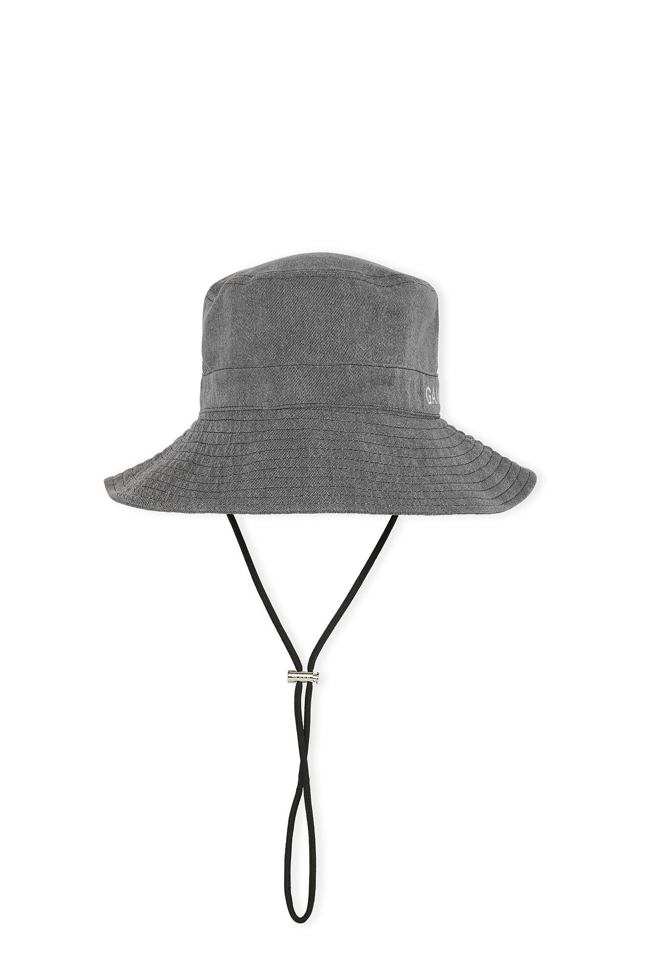BLACK BUCKET HAT - 1