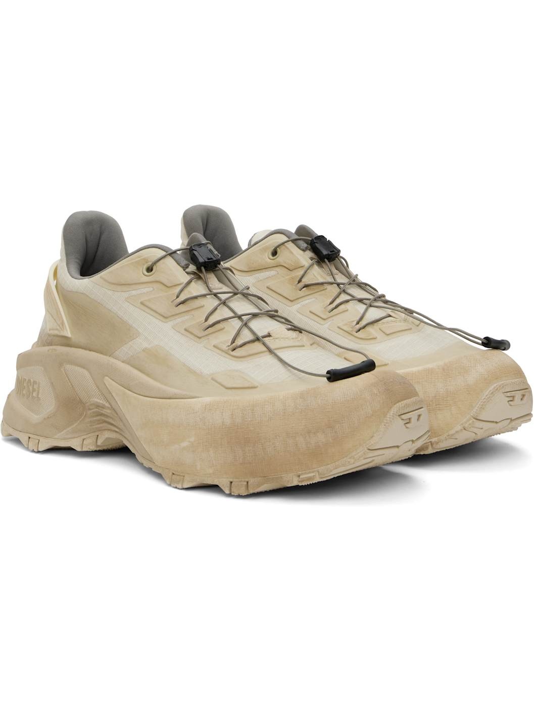 Beige D-Cage Runner Sneakers - 4