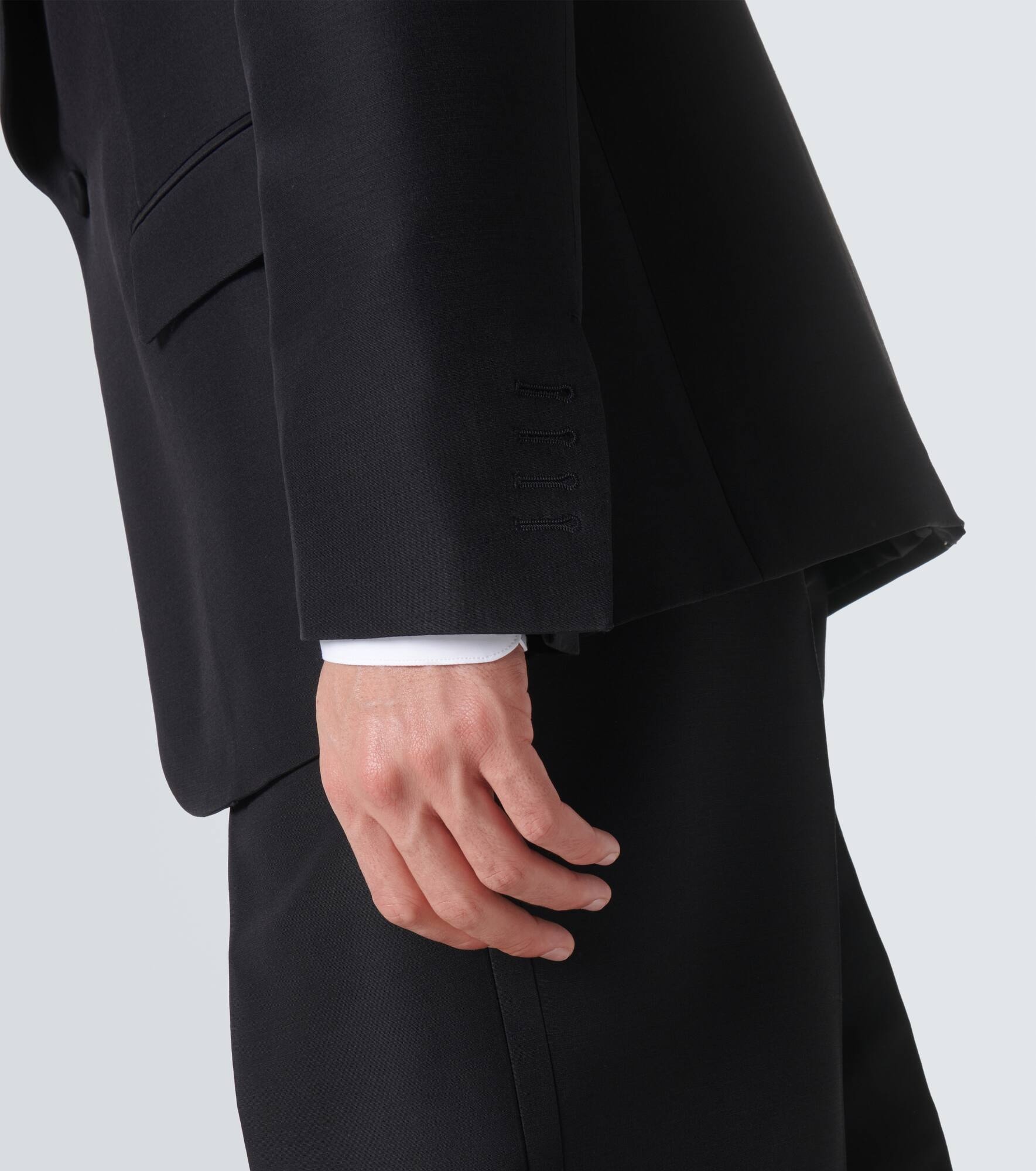 Cashmere and silk suit jacket - 6