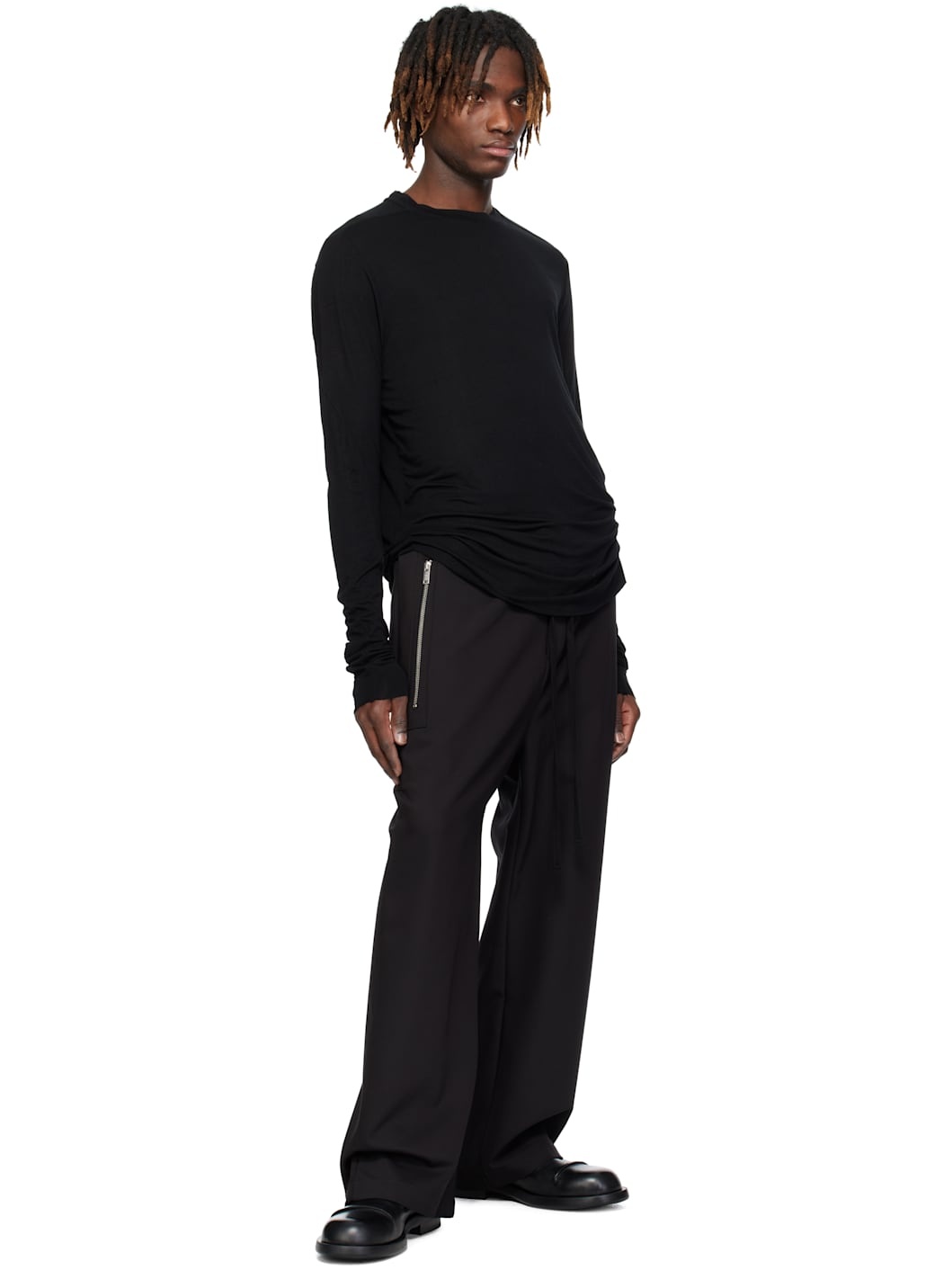 Black M ST 477 Trousers - 4
