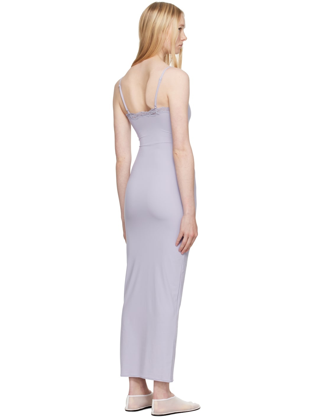 Purple Fits Everybody Lace Long Slip Maxi Dress - 3