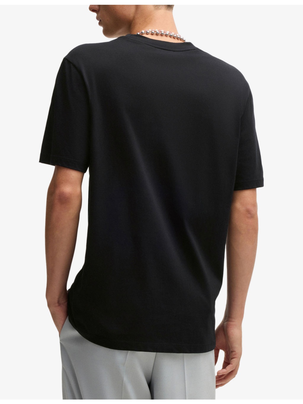 Branded-print short-sleeved cotton-jersey T-shirt - 4