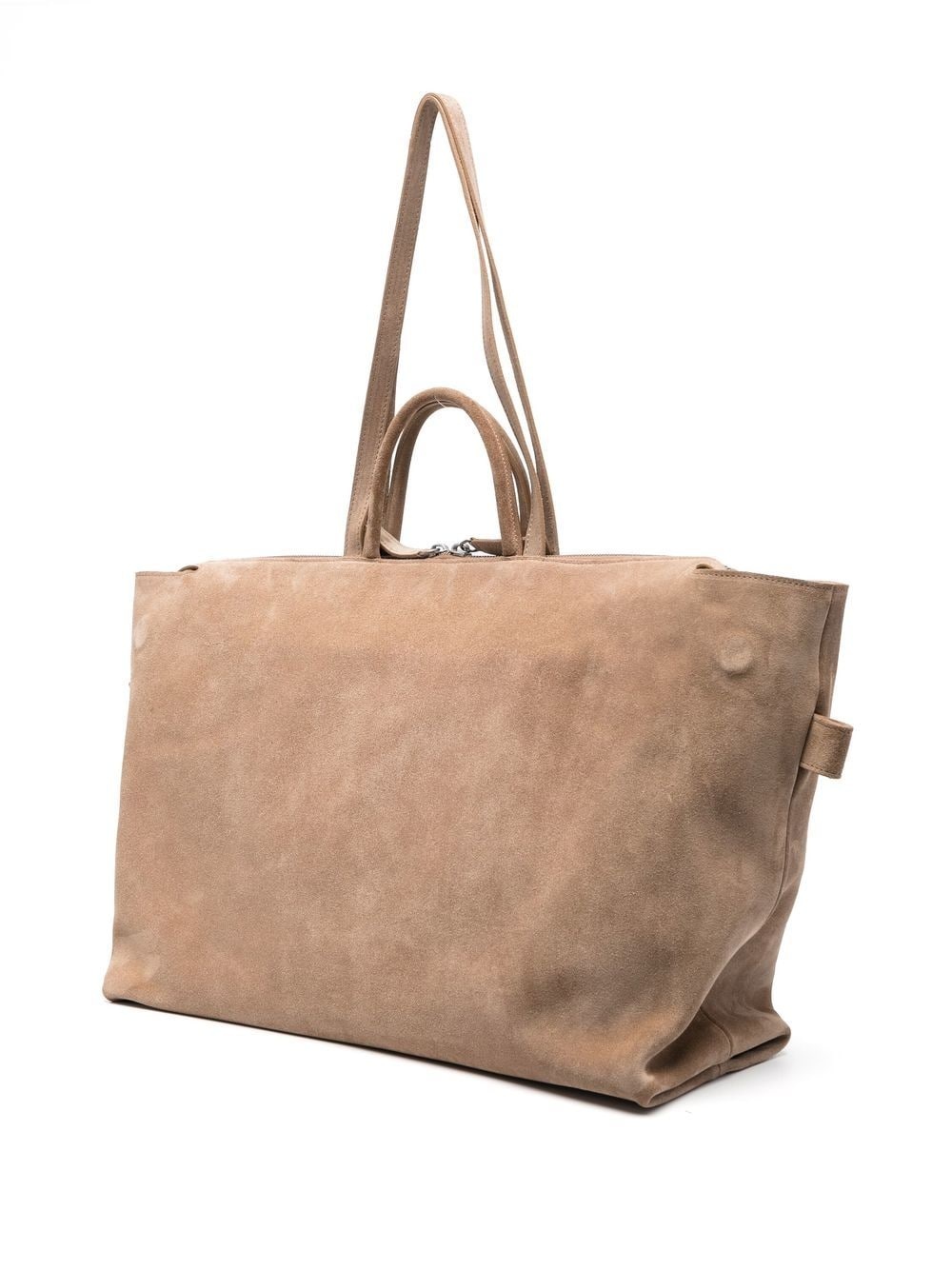 multi-strap suede tote - 3