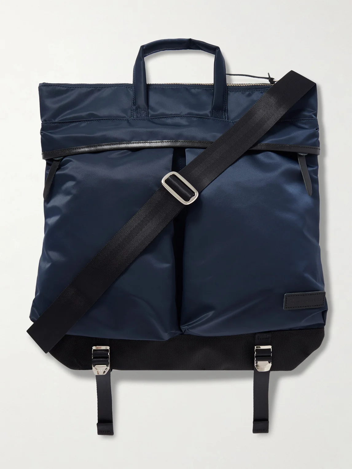 Lightning Leather-Trimmed Nylon-Twill and CORDURA® Tote Bag - 1
