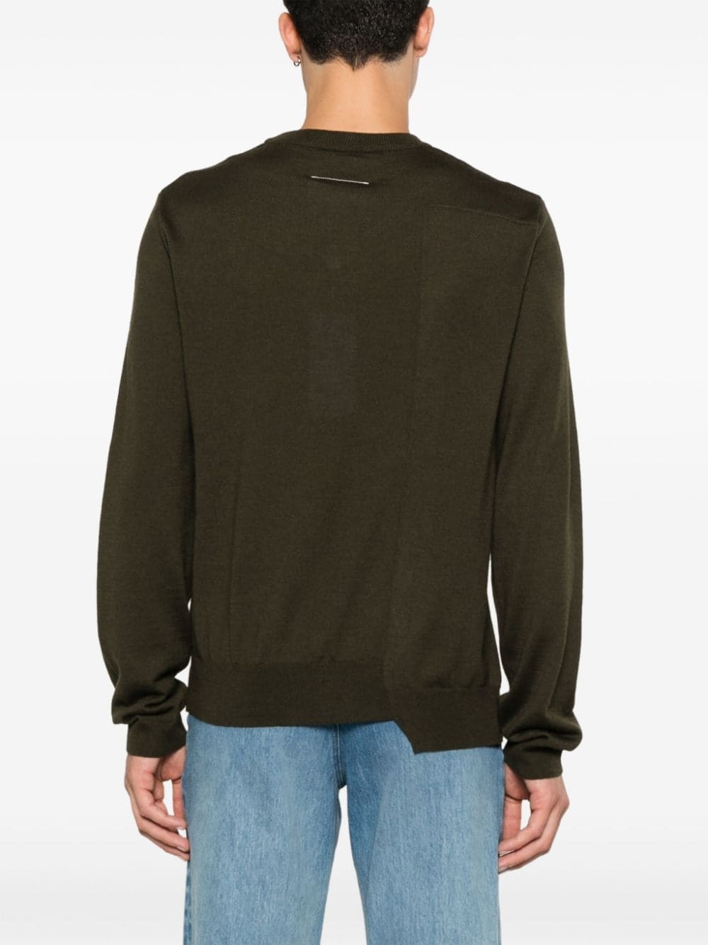 panelled sweater - 4