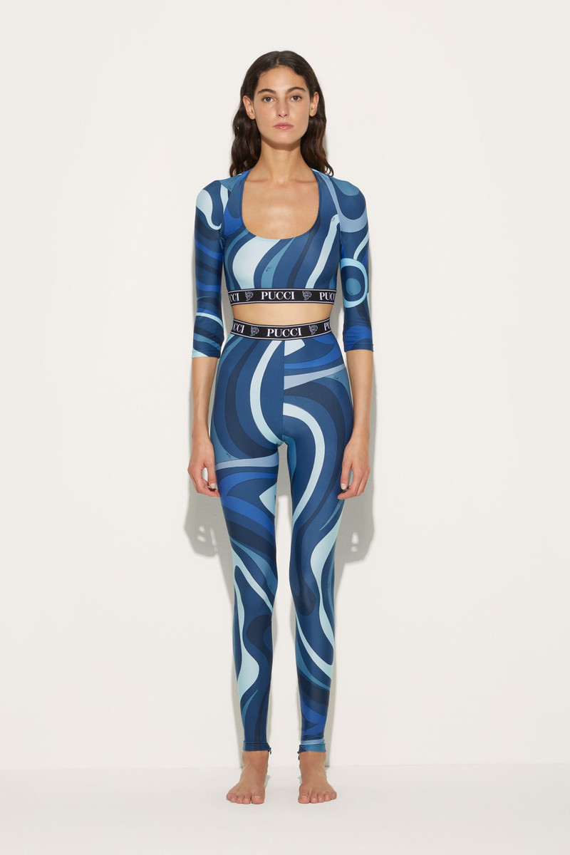 PUCCI MARMO-PRINT CROP TOP outlook