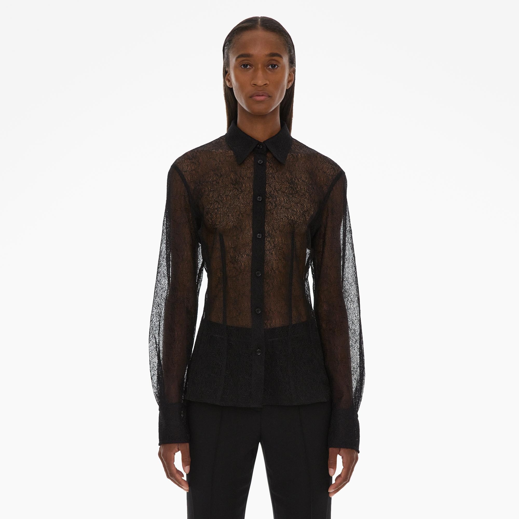 FITTED LACE SHIRT - 3