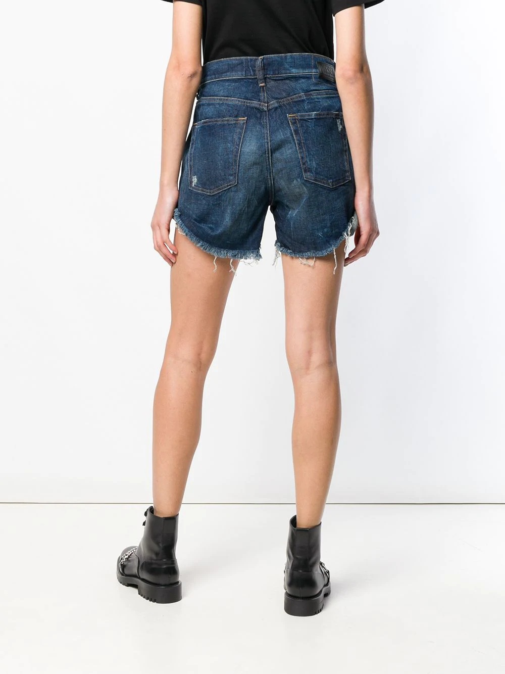 turn-up midi shorts - 4