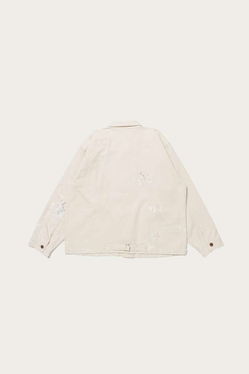 TAIGA TAKAHASHI Lot. 303 Coverall Jacket - Ivory Paint outlook