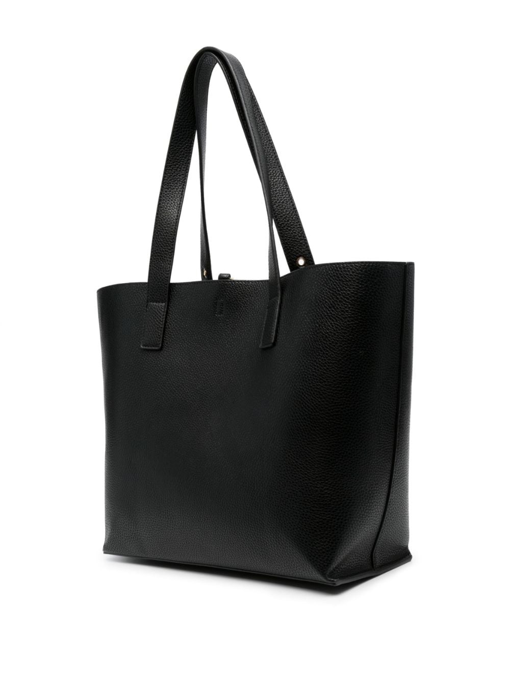 logo-buckle faux-leather tote bag - 4