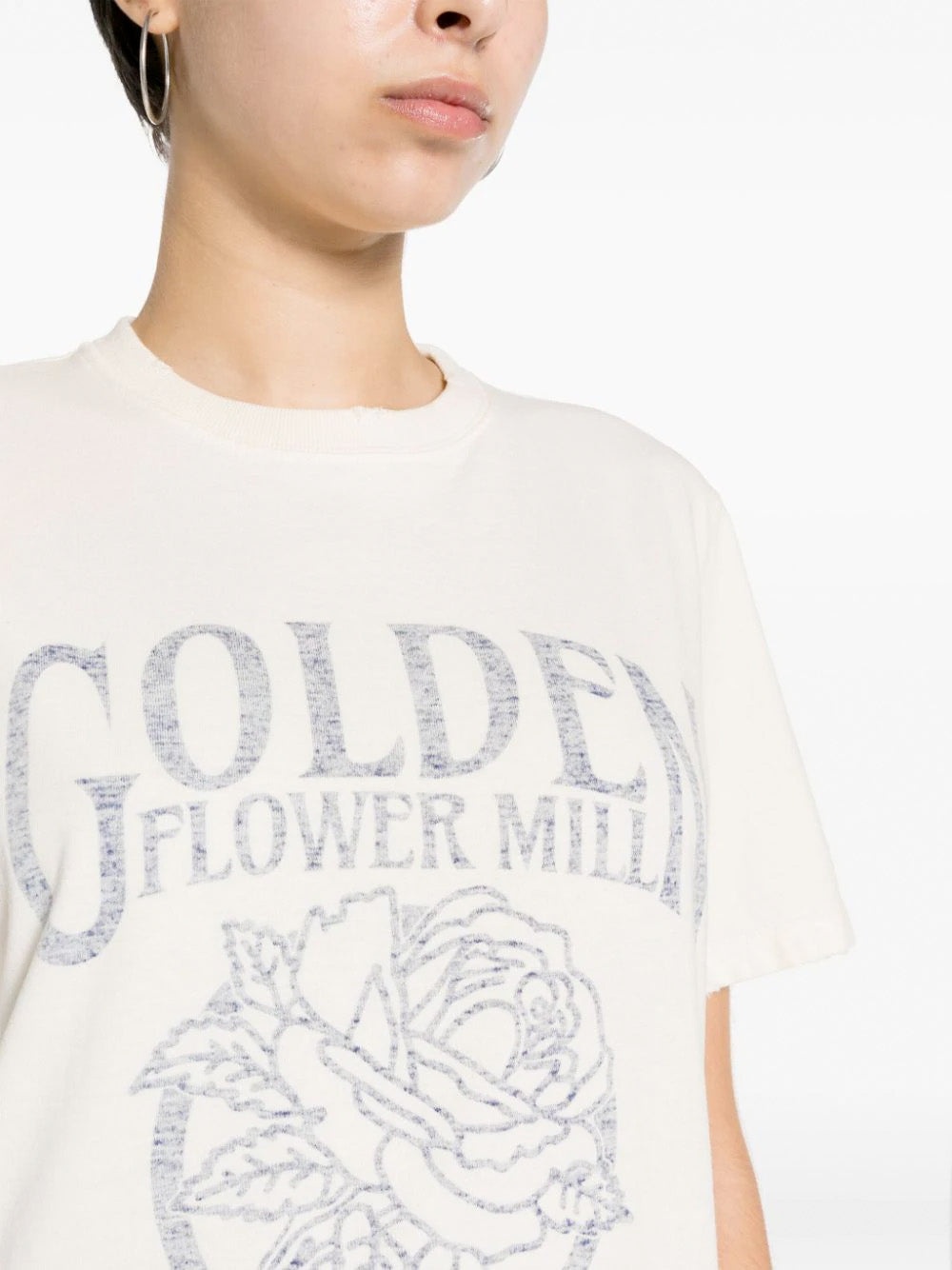GOLDEN GOOSE プリントTシャツ　FLOWER MILL Golden Goose Flower Mill Print Tee | kirnazabete | REVERSIBLE