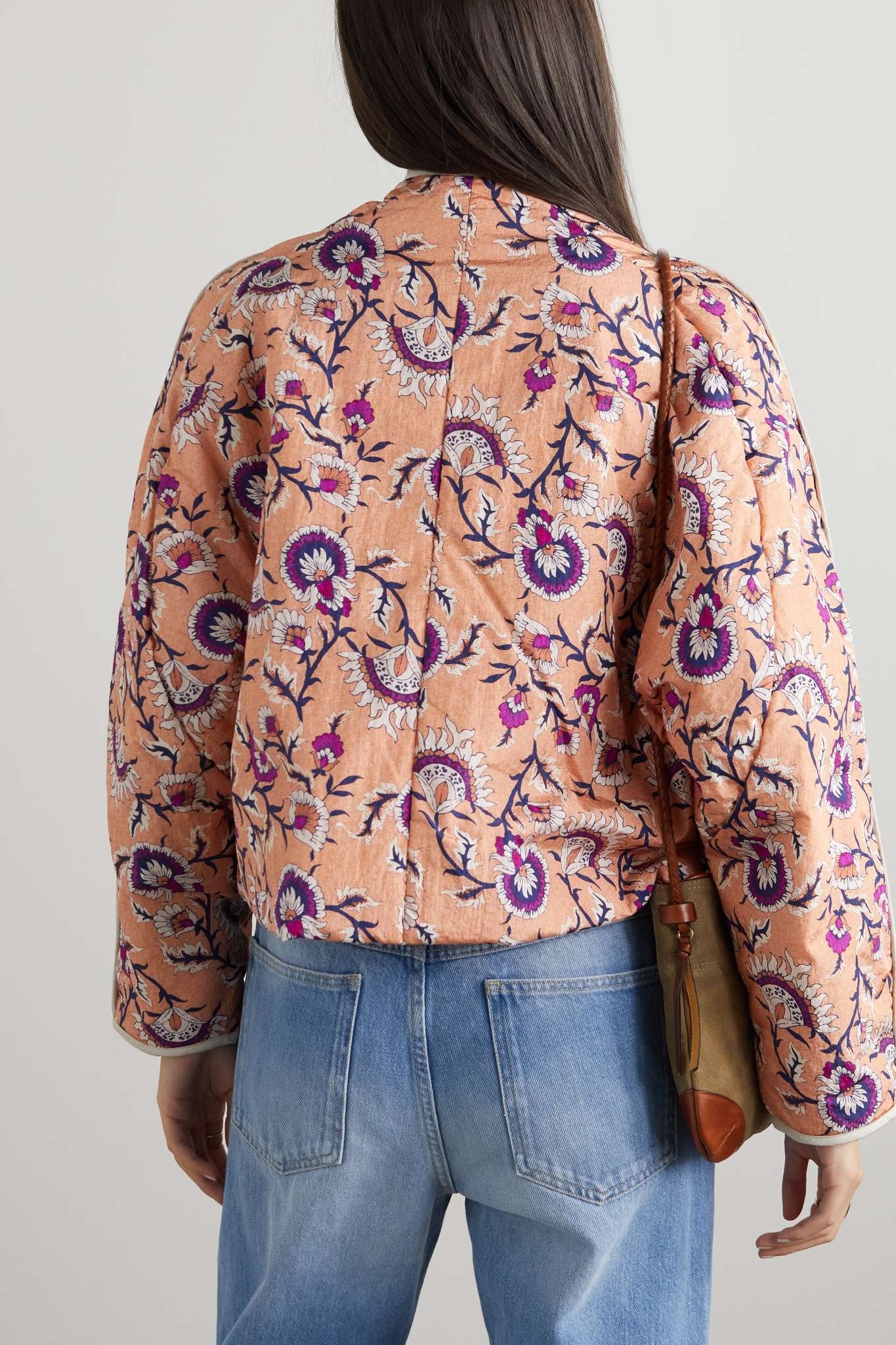 Amidala padded floral-print shell jacket - 4