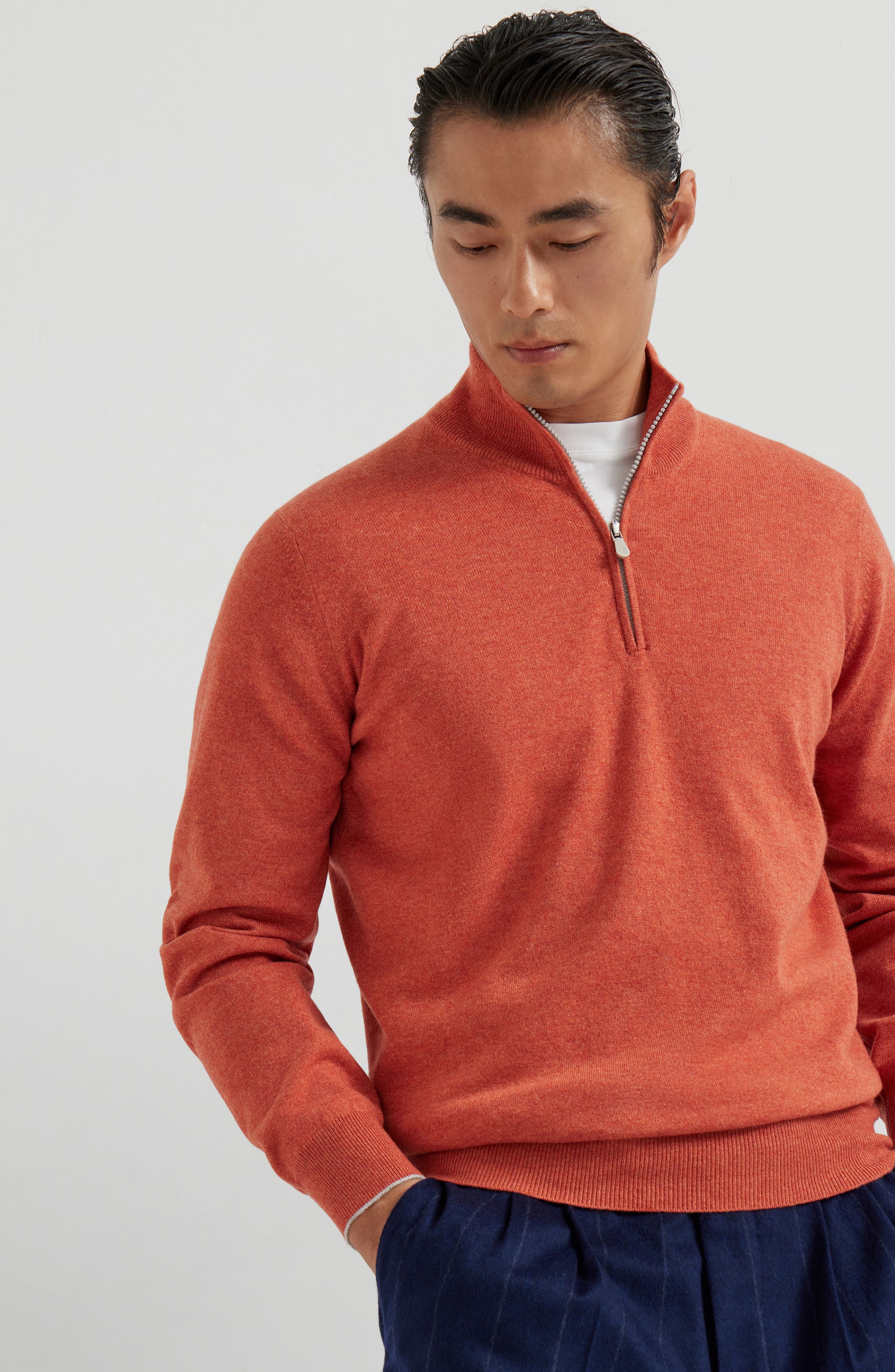 Brunello Cucinelli Cashmere sweater in Orange at Nordstrom - 2