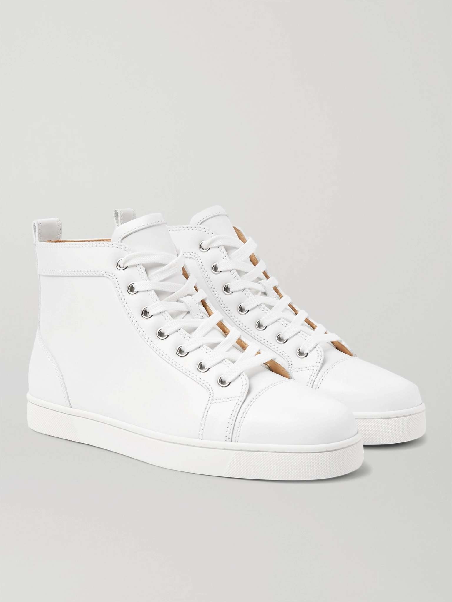 Louis Leather High-Top Sneakers - 4