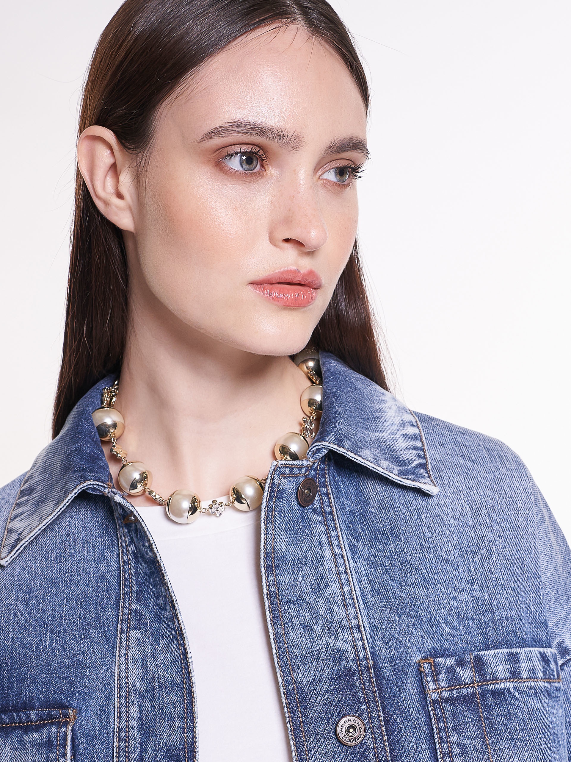BOMBO Metal and glass choker - 3