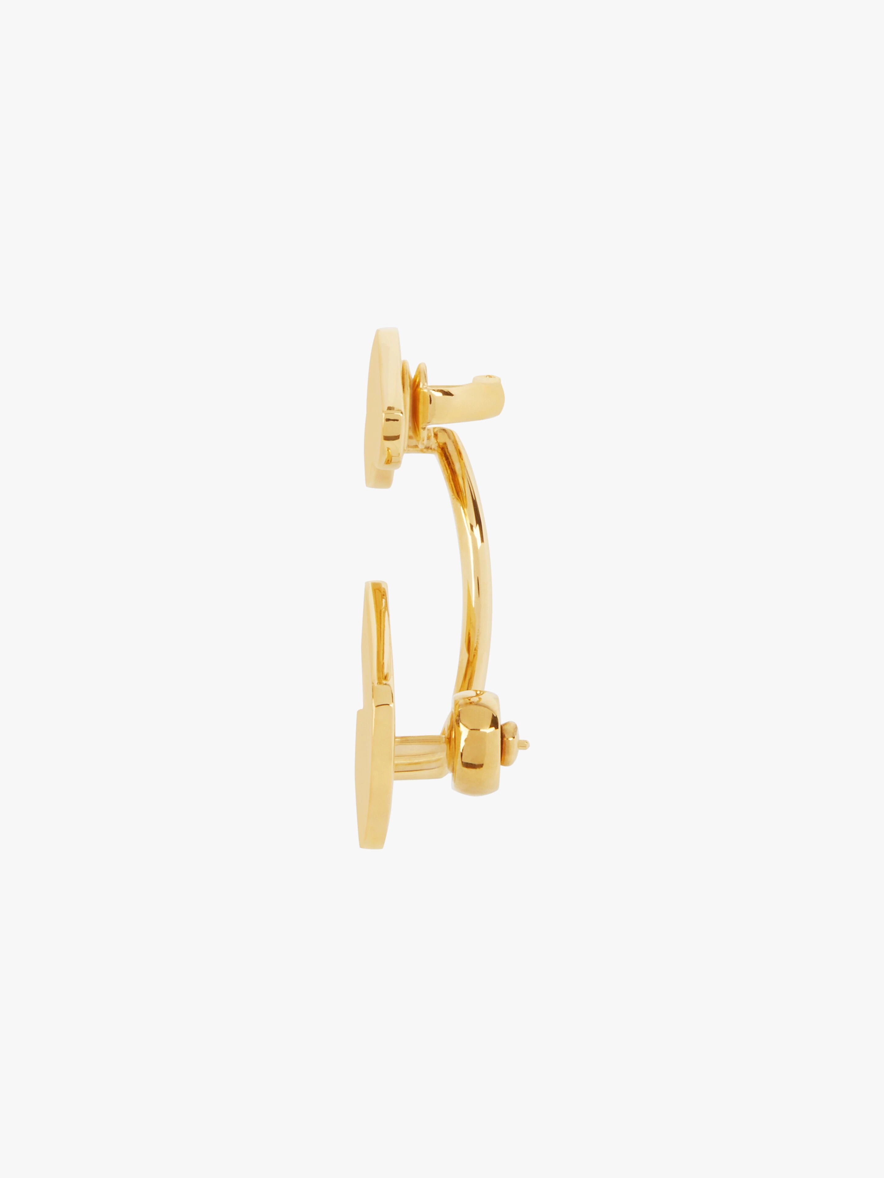 G CHAIN EARRINGS IN METAL 5