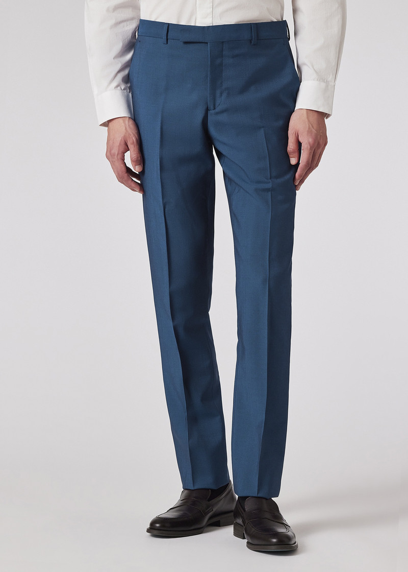Tailored-Fit Wool-Mohair Three-Piece Suit 8