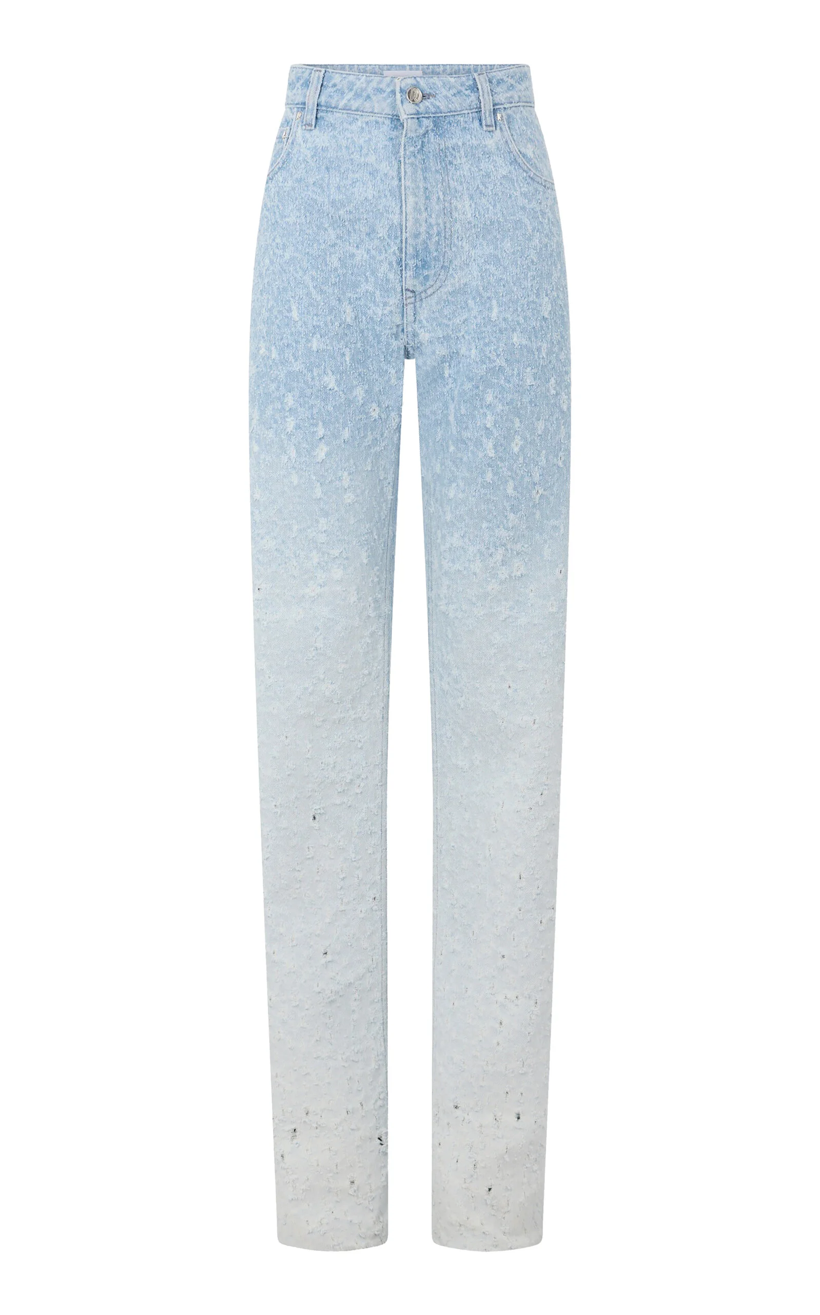 Ombre Straight-Leg Jeans light wash - 1