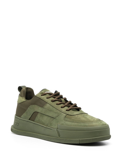 DSQUARED2 low-top leather sneakers outlook