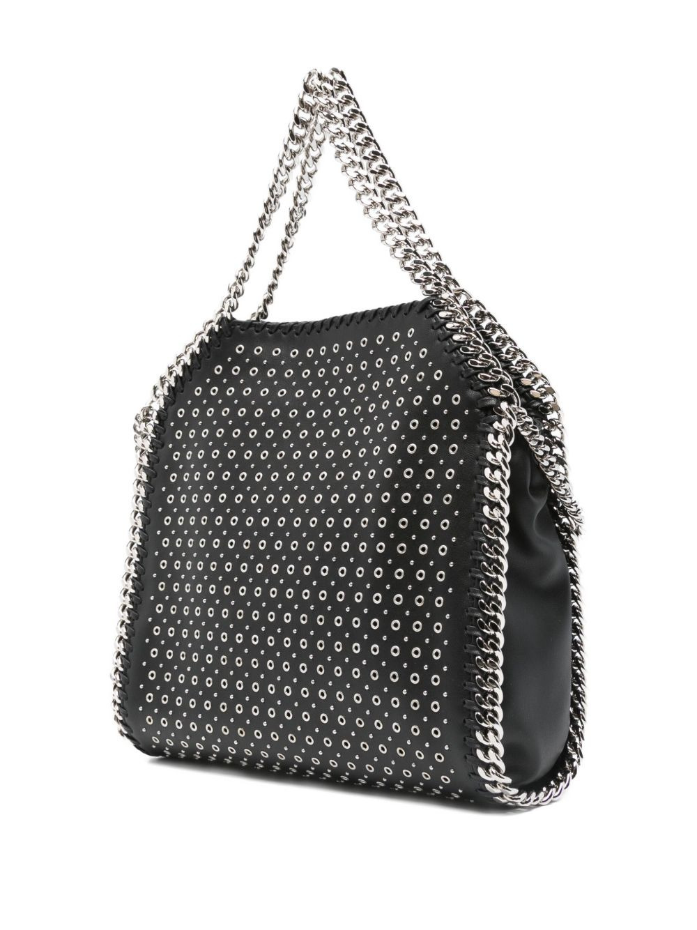 Falabella eyelet-embellished chain tote bag - 3