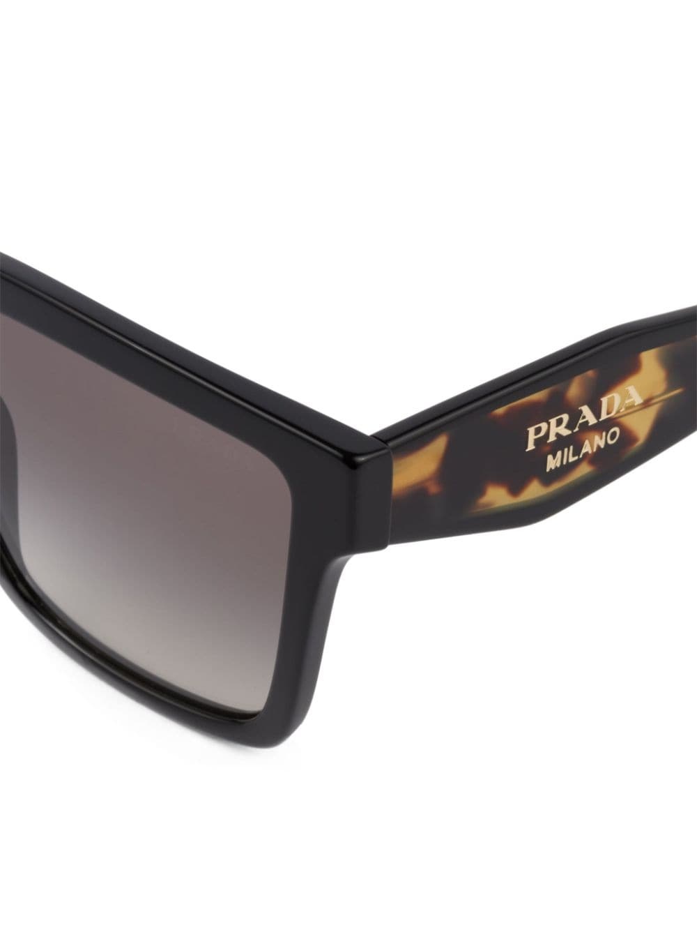 logo-plaque rectangle-frame sunglasses - 4