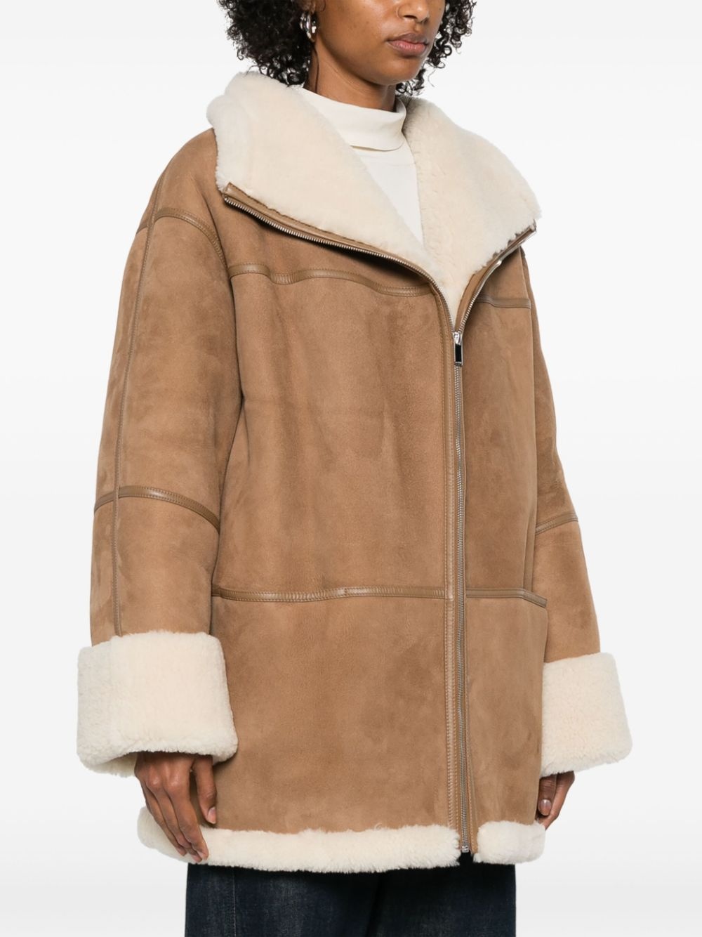Signature shearling jacket - 3