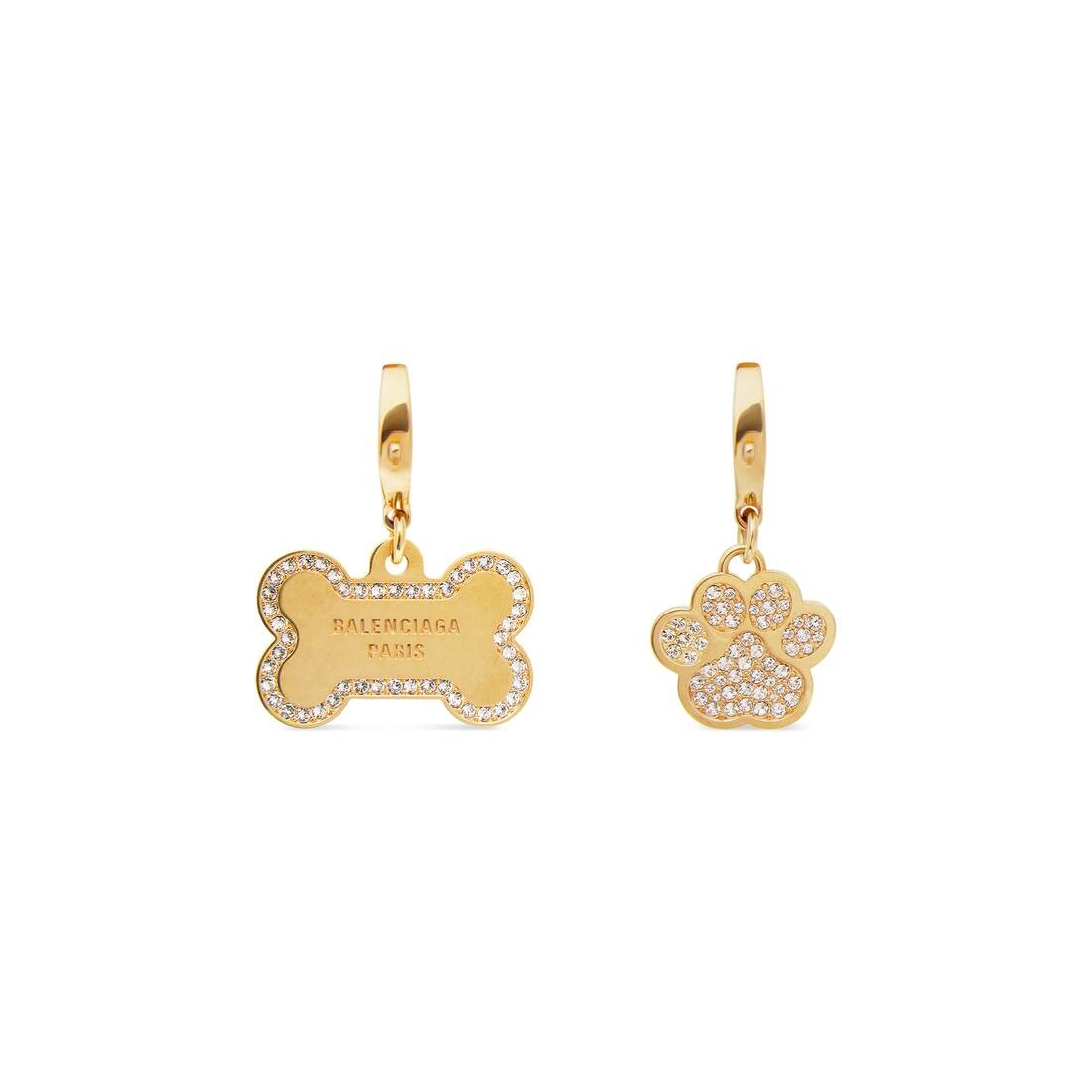 Women's Puppy Earrings in Gold - 1