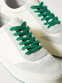 スニーカー The Row Marley suede-paneled leather sneakers Marley suede-paneled leather sneakers in white - The Row