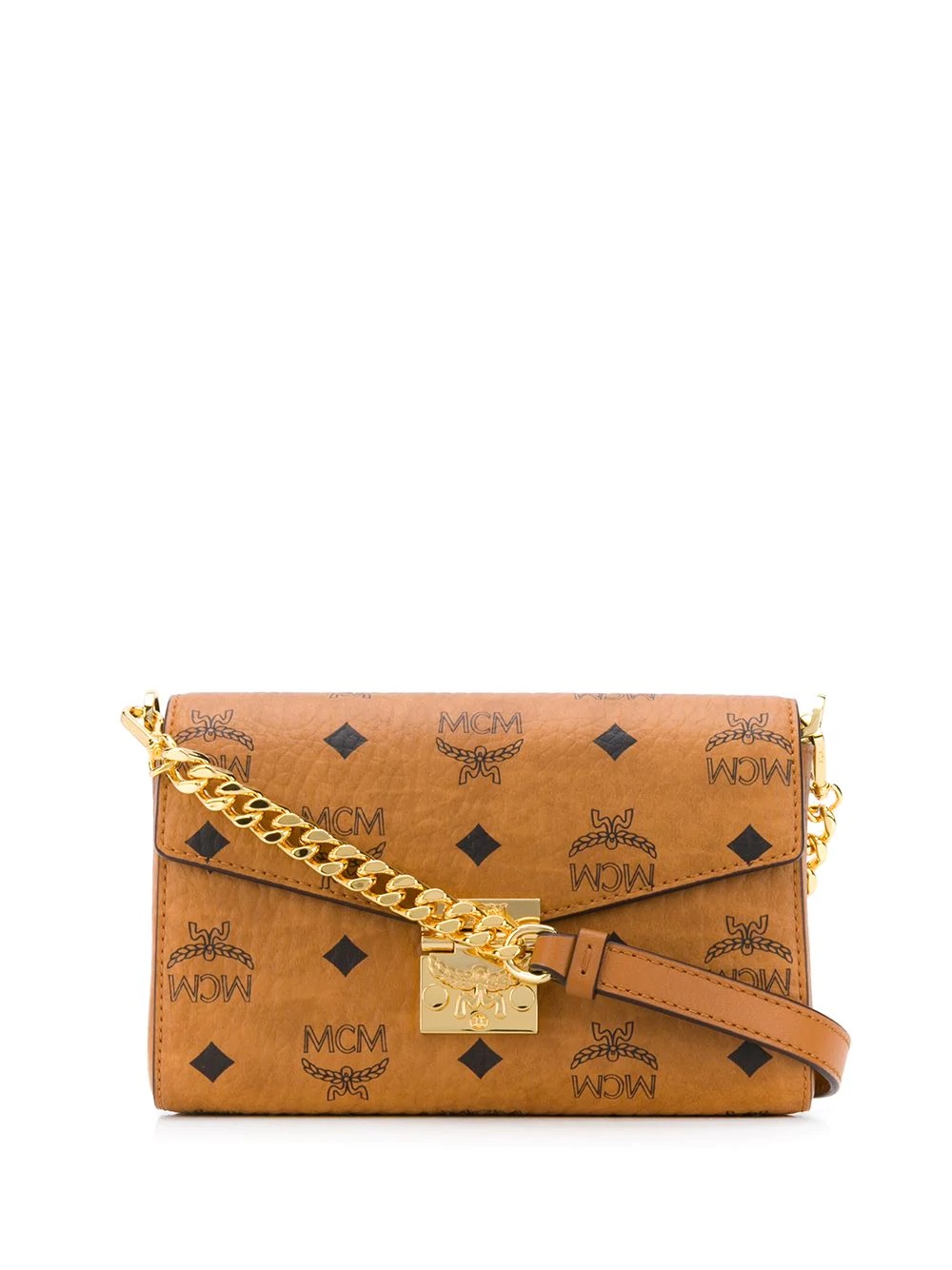 medium Millie Visetos-print crossbody bag - 1